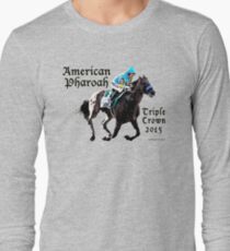 American Pharoah Triple Crown 2015 Long Sleeve T-Shirt