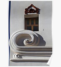 San Xavier Building Detail Poster