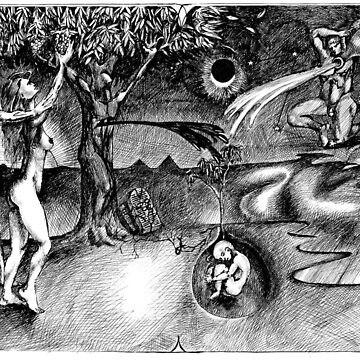 Artwork thumbnail, 1986 Adam and Eve Christmas Card by dajson