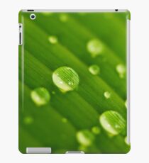 green lines and drops iPad-Hülle & Klebefolie
