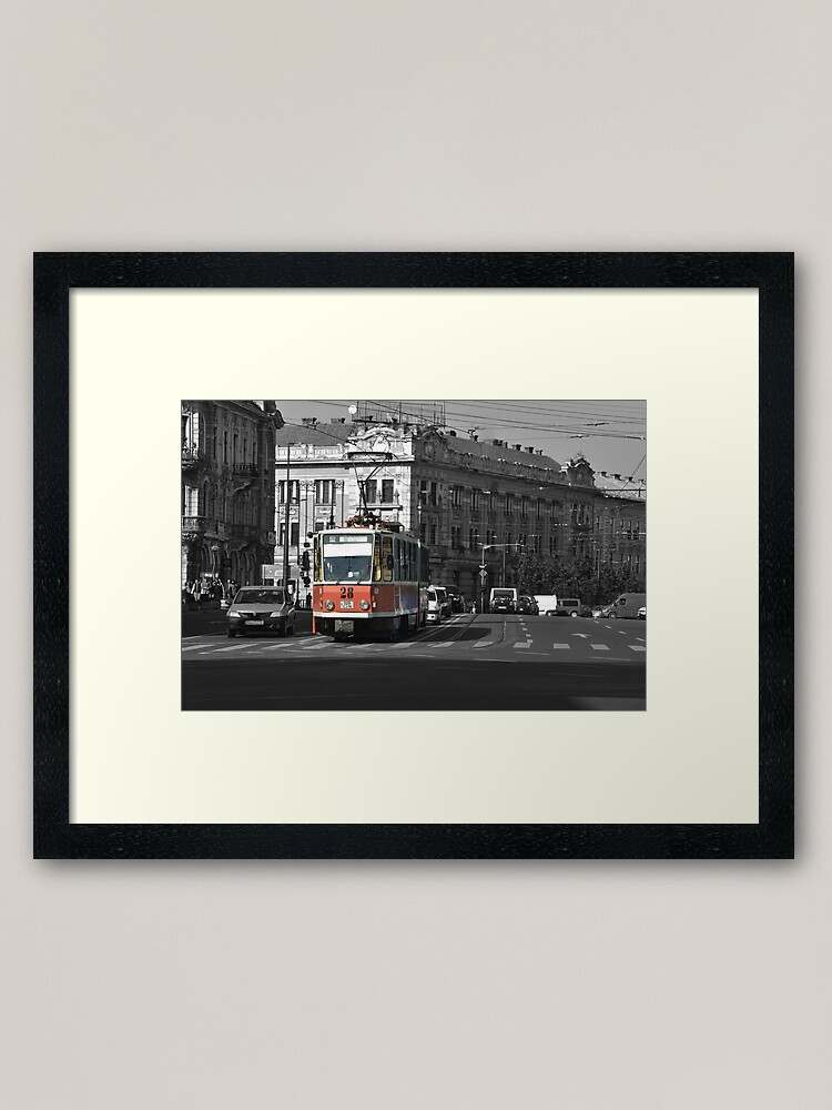 Alternate view of Tram 28 Cluj Framed Art Print