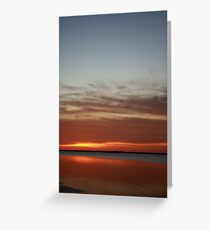 Orange Water Greeting Card