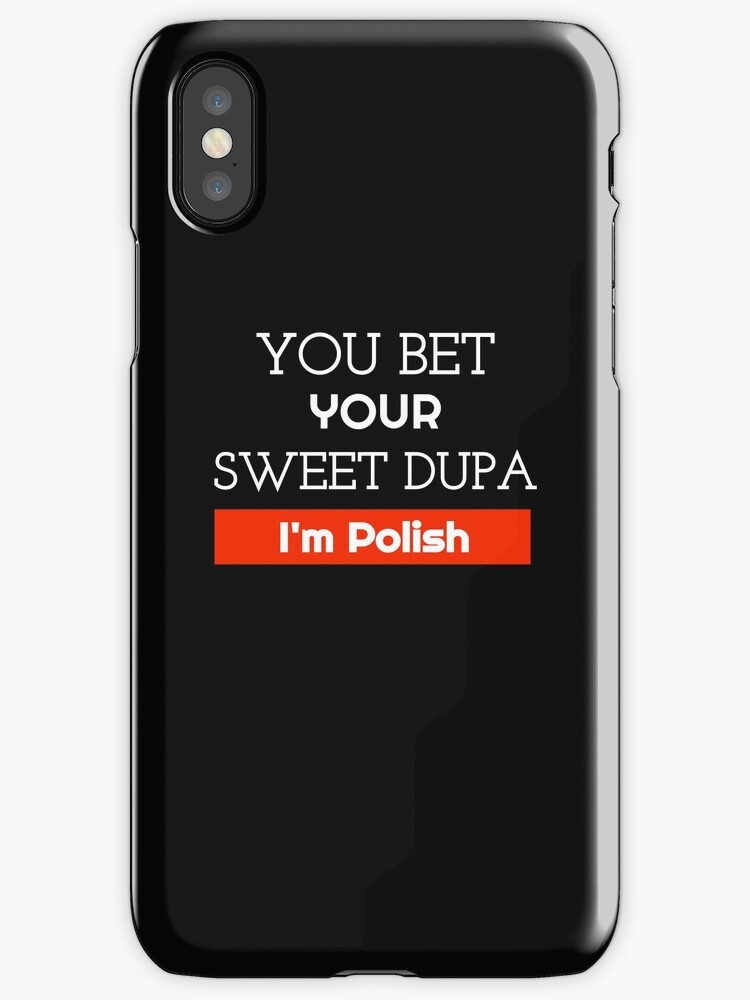 YOU BET YOUR SWEET DUPA I/'M POLISH METAL NOVELTY LICENSE PLATE TAG