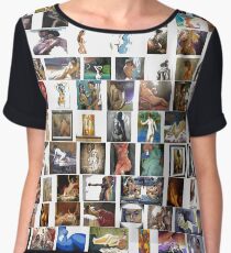 #Collage #Visualart #pattern #design #collection #art #abstract #decoration #mosaic #paper #vertical #multicolored #textured #nopeople #colors #backgrounds Chiffon Top