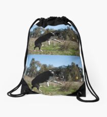 Full Flight ...To Her Ball. Drawstring Bag