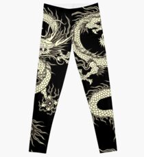 CHINESE DRAGON GOLD Leggings