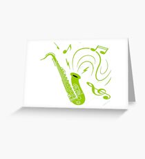 Saxo virtual Greeting Card