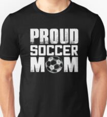PROUD SOCCER MOM Slim Fit T-Shirt