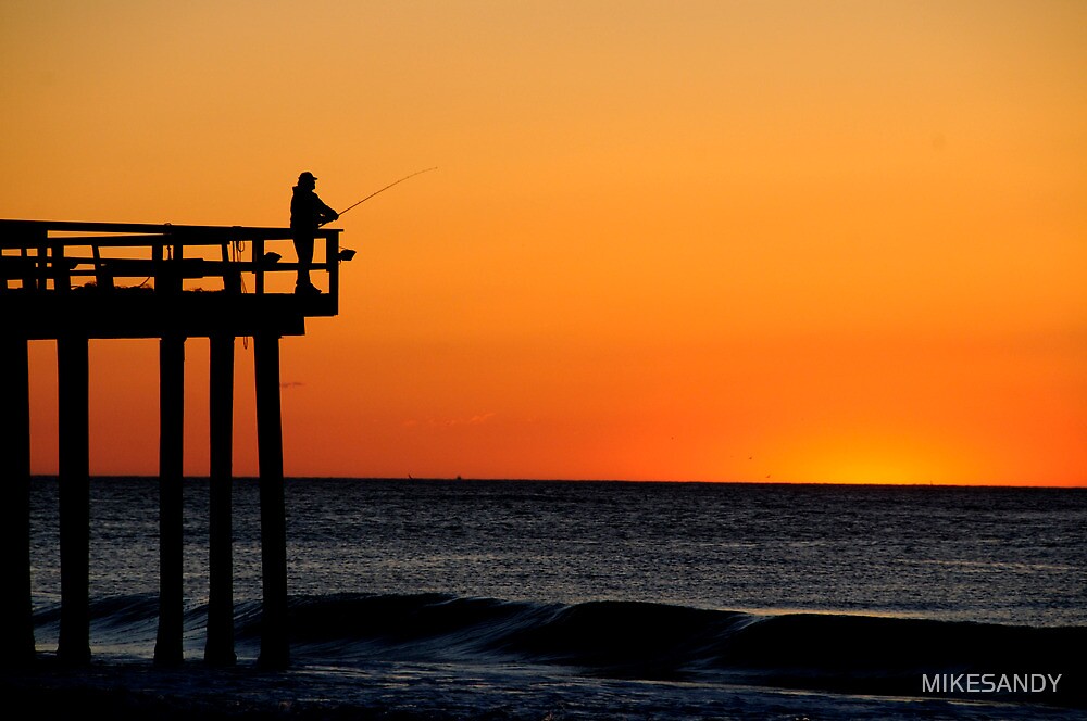 "OCEAN GROVE NEW JERSEY FISHING PIER" by MIKESANDY Redbubble