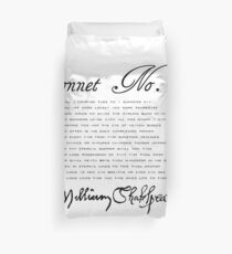Shakespeare-Sonett Nr. 18 Bettbezug
