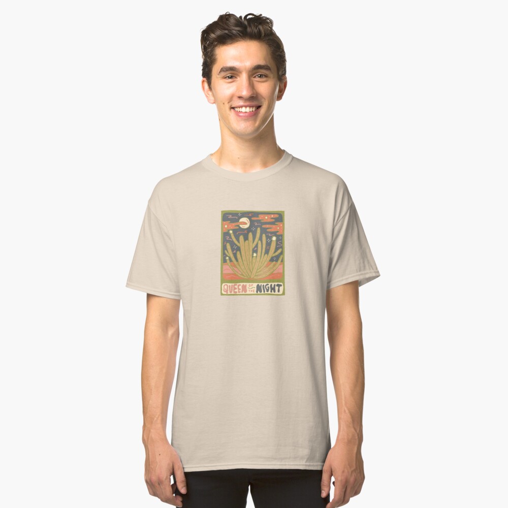 Cactus Tarot Cards- Queen of the Night Classic T-Shirt