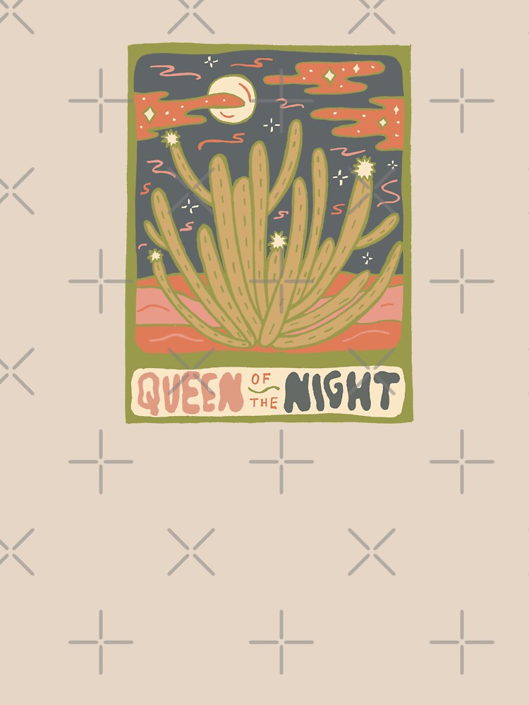 Cactus Tarot Cards- Queen of the Night by doodlebymeg
