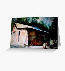 Santa Fe Shack Greeting Card