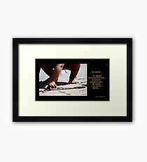 ho sognato un bambino Framed Print