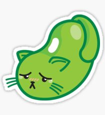 Sad Cat Bean Sticker