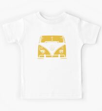 VW Kombi Yellow Design Kids Tee