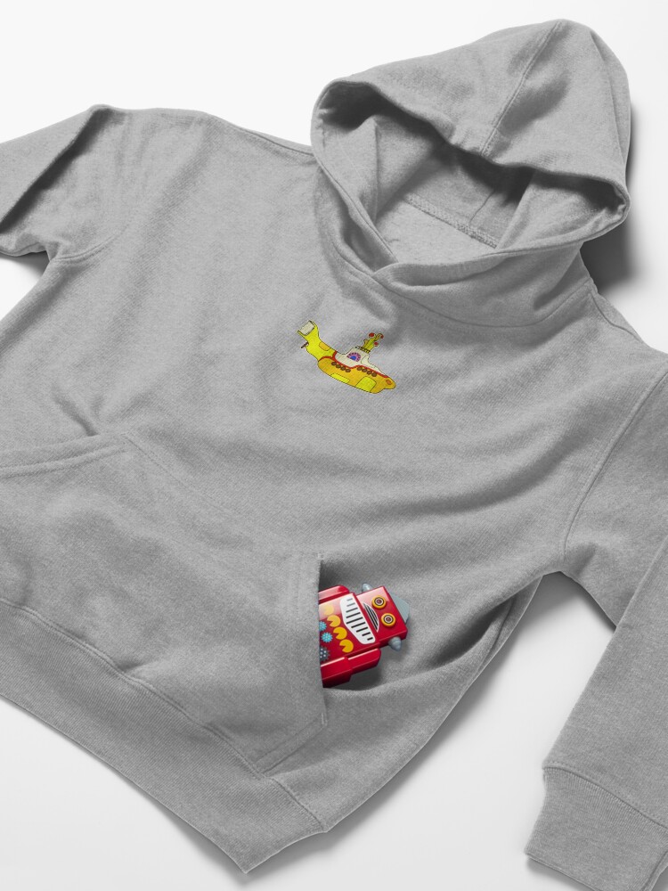 Alternate view of Yellow Submarine Kids Pullover Hoodie