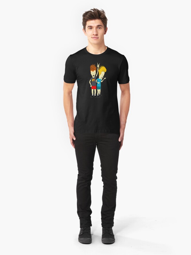 Vista alternativa de Camiseta ajustada Beavis and Butt-Head