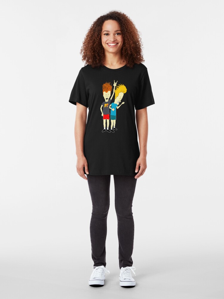 Vista alternativa de Camiseta ajustada Beavis and Butt-Head