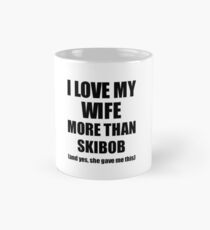 Skibob Husband Funny Valentine Gift Idea For My Hubby Lover From Wife Mug