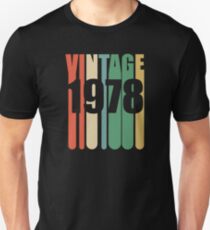 41. Geburtstag Retro Design - Vintage 1978 Slim Fit T-Shirt