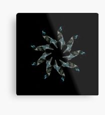WDV - 780 - Plank Mandala Metal Print