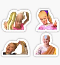 jojo siwa balding Sticker