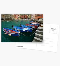 Vernazza Boats Postcards