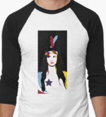 Juliette Lewis Baseballshirt mit 3/4-Arm