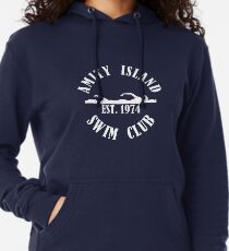Amity Island Schwimmverein Weiß Leichter Hoodie