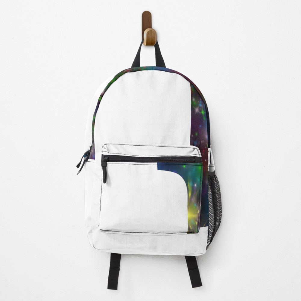 Galaxy - Letter I on a backpack