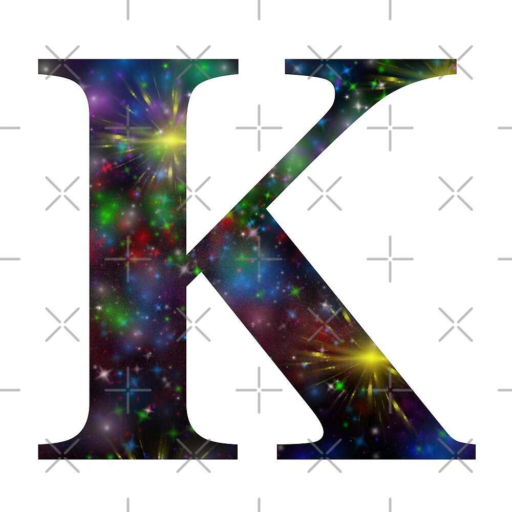 Galaxy - Letter K — Poster