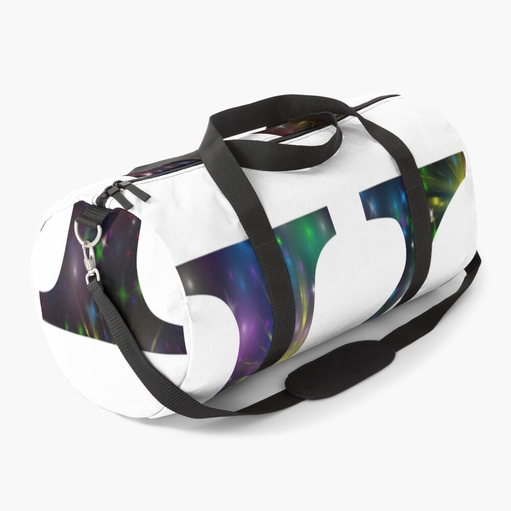 Galaxy - Letter K on a duffle bag