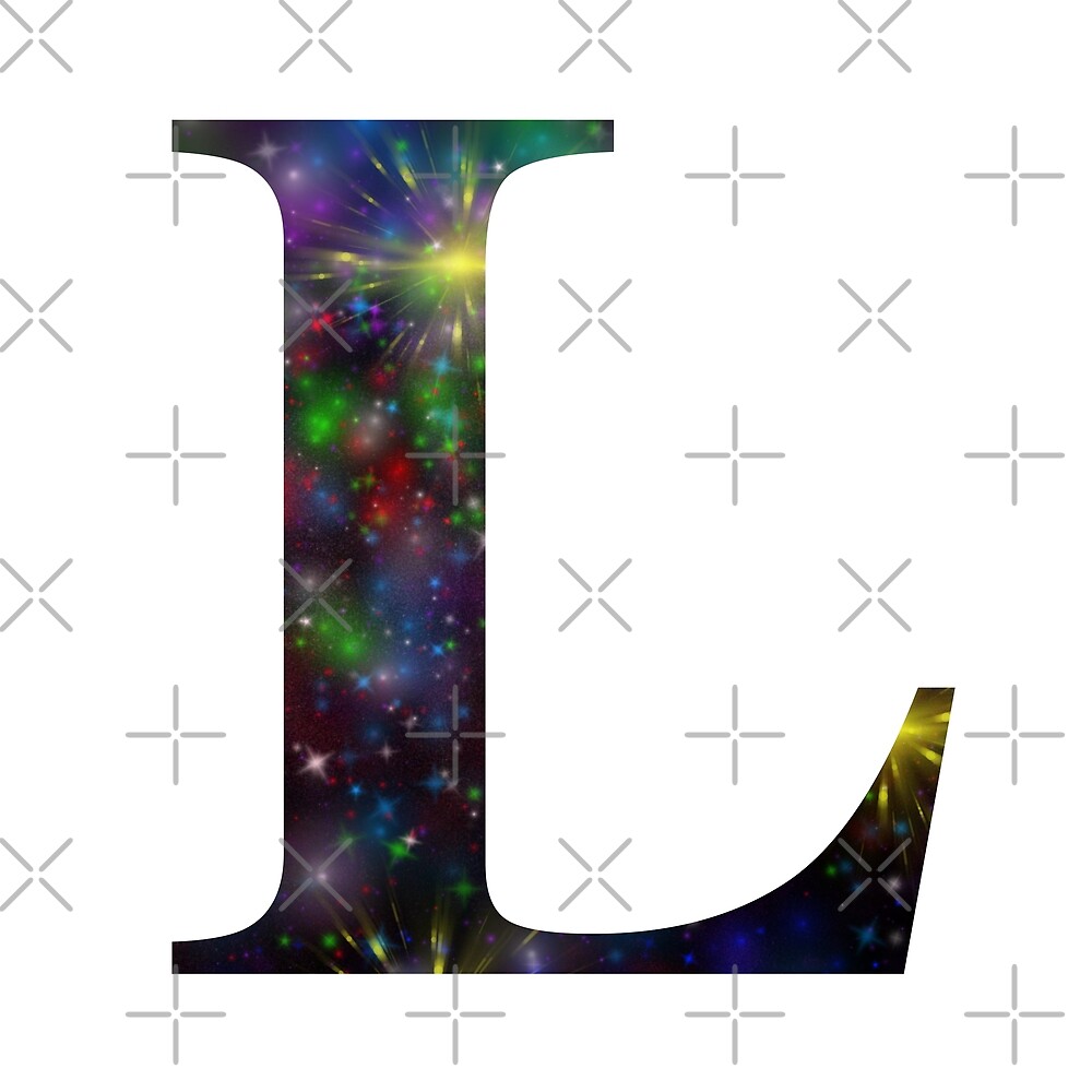 Galaxy - Letter L — Poster