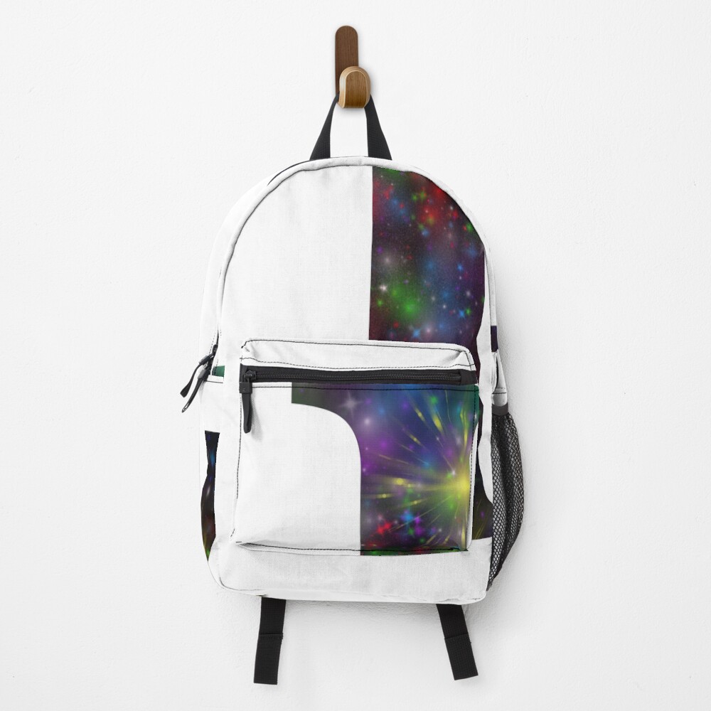 Galaxy - Letter L on a backpack