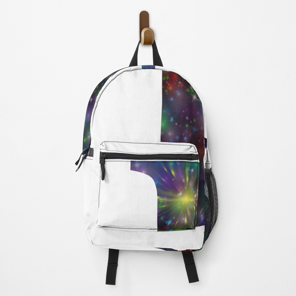 Galaxy - Letter P on a backpack