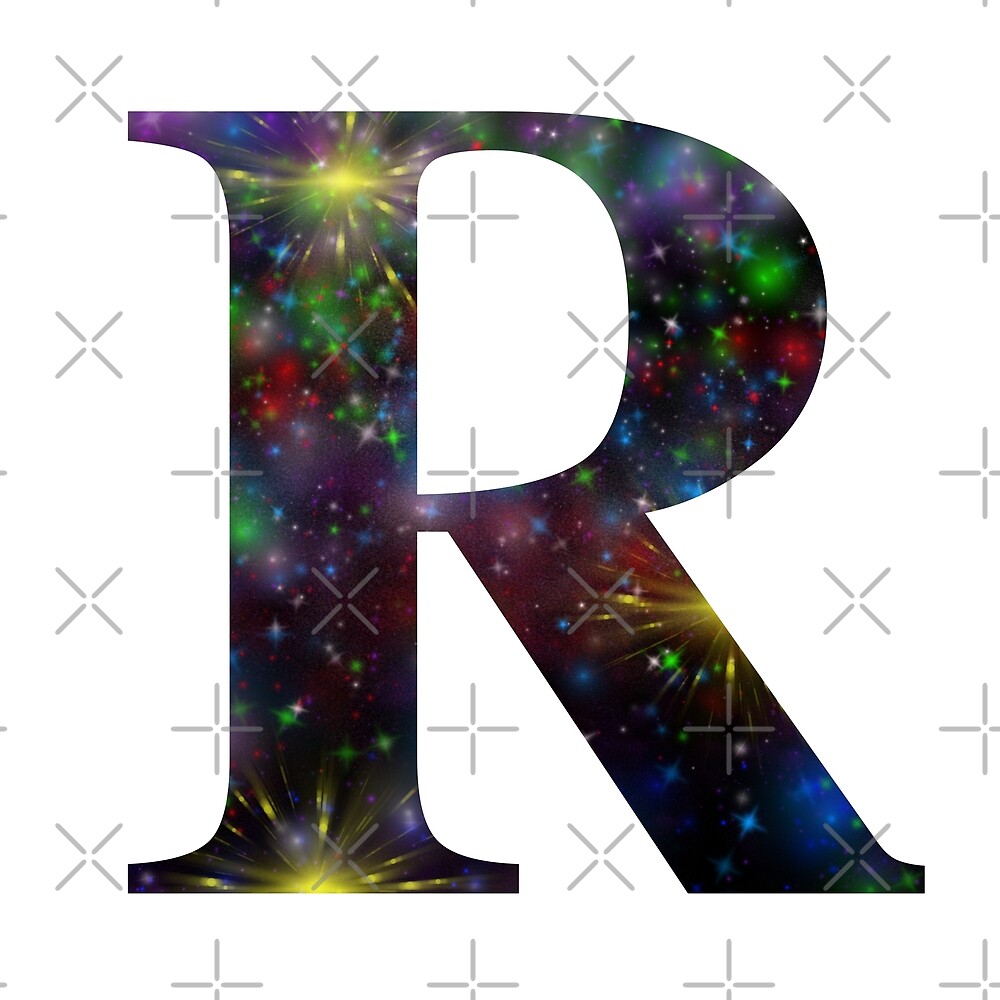 Galaxy - Letter R — Poster