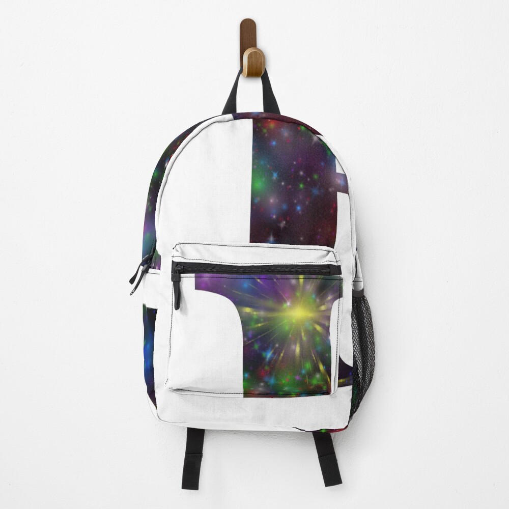 Galaxy - Letter R on a backpack