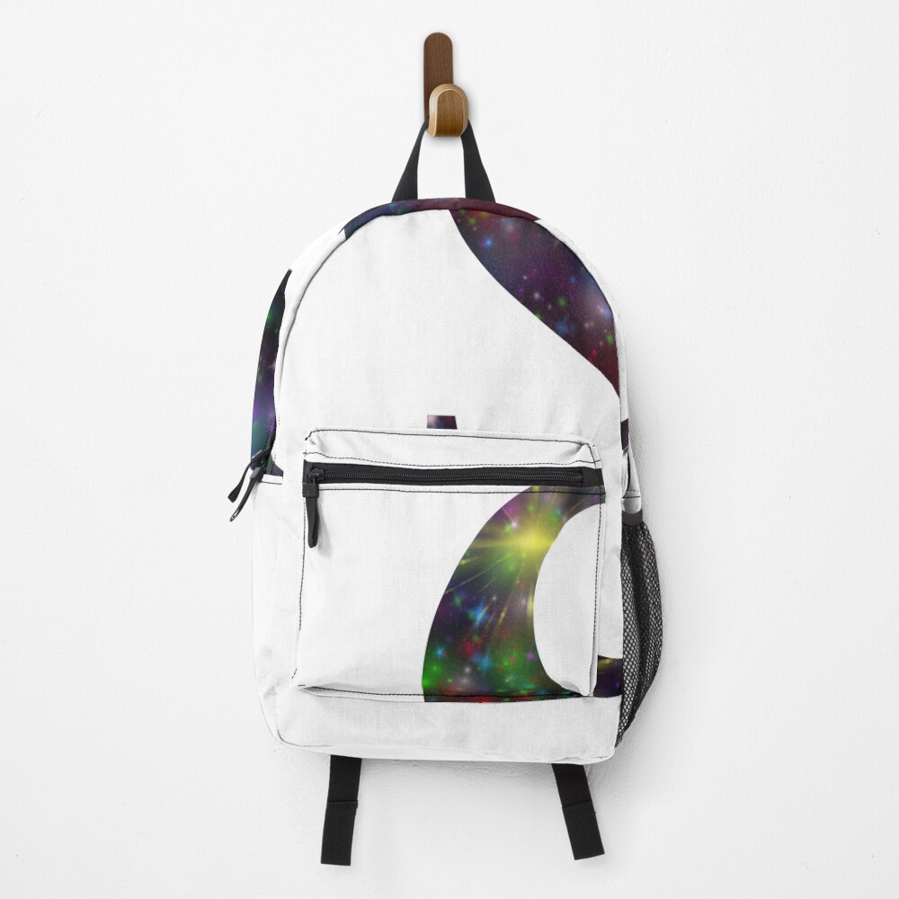 Galaxy - Letter S on a backpack