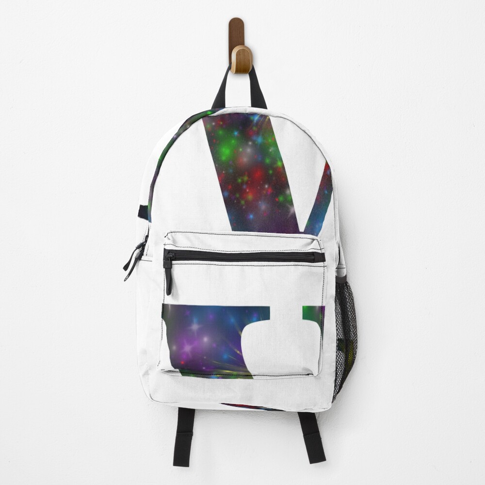 Galaxy - Letter W on a backpack