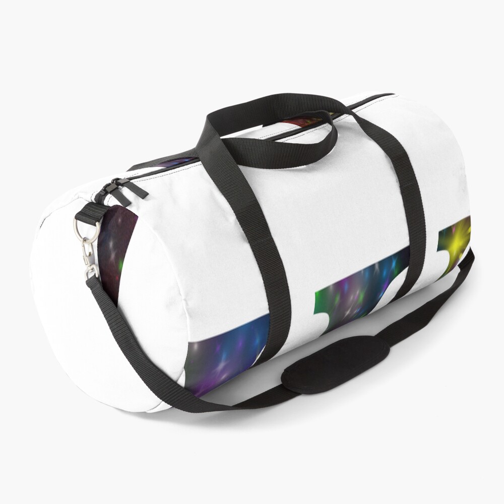 Galaxy - Letter W on a duffle bag