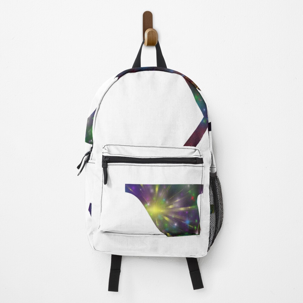 Galaxy - Letter X on a backpack