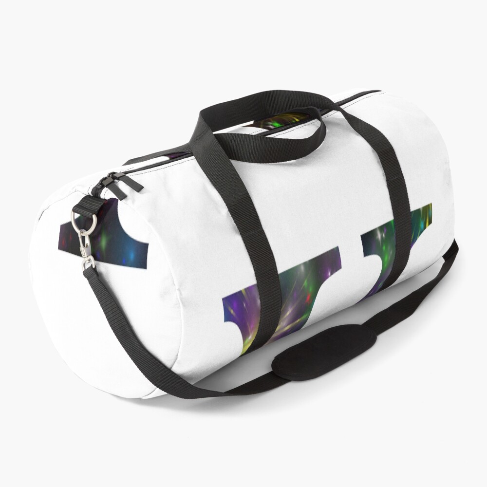 Galaxy - Letter X on a duffle bag