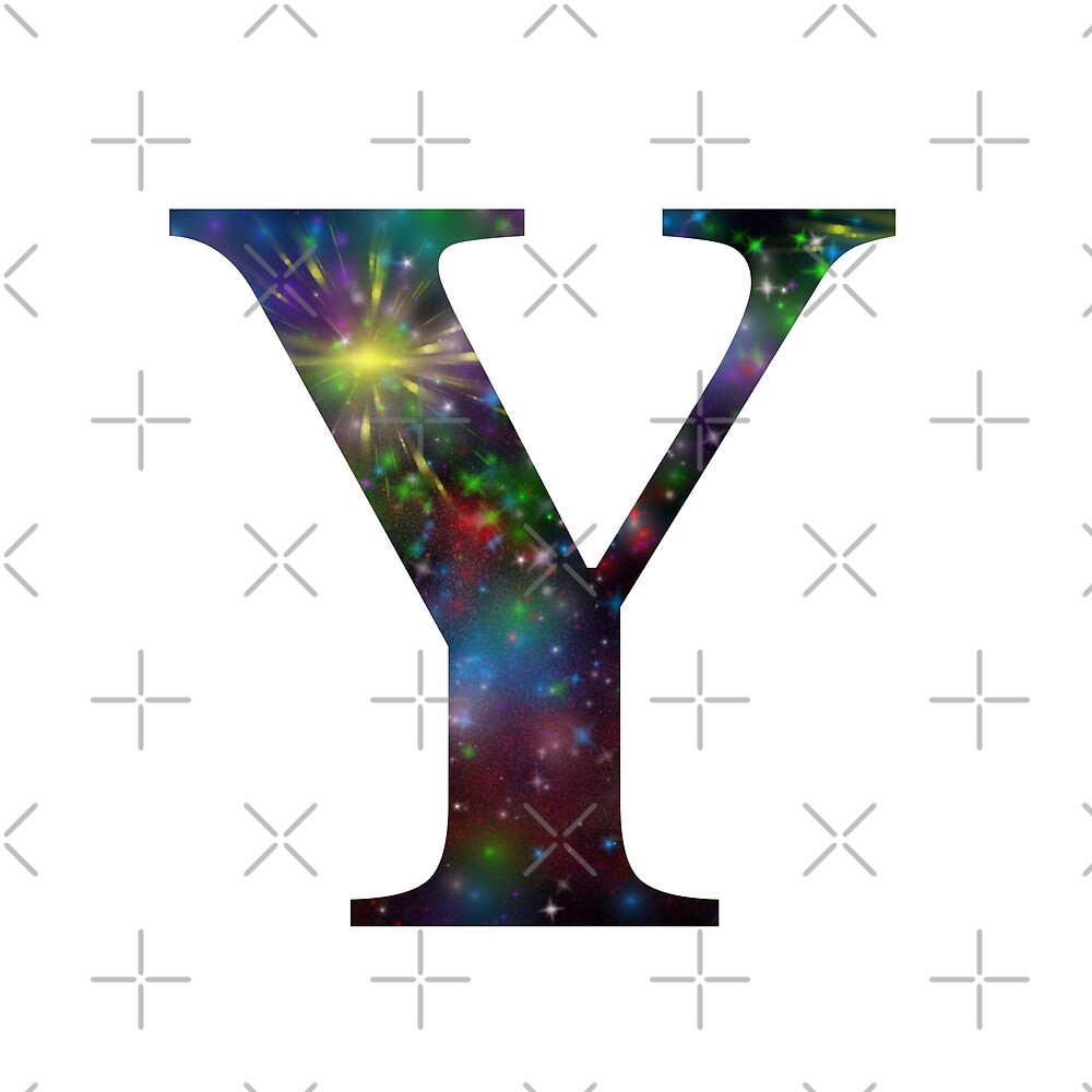 Galaxy - Letter Y — Poster