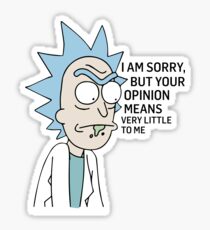 Rick - Meinung Sticker