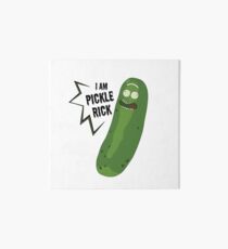 i am pickle rick Art Board