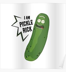 i am pickle rick Poster