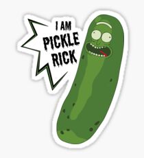 Pegatina i am pickle rick