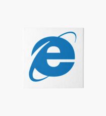 Internet Explorer Logo Art Board