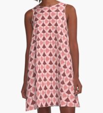 Vestido acampanado Martini Rosa